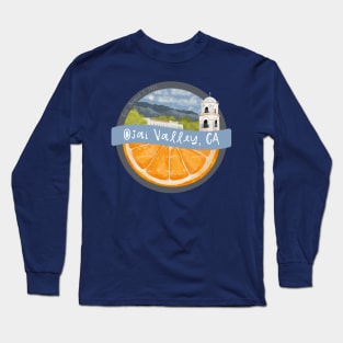 Ojai Valley, CA Hippie Badge Long Sleeve T-Shirt